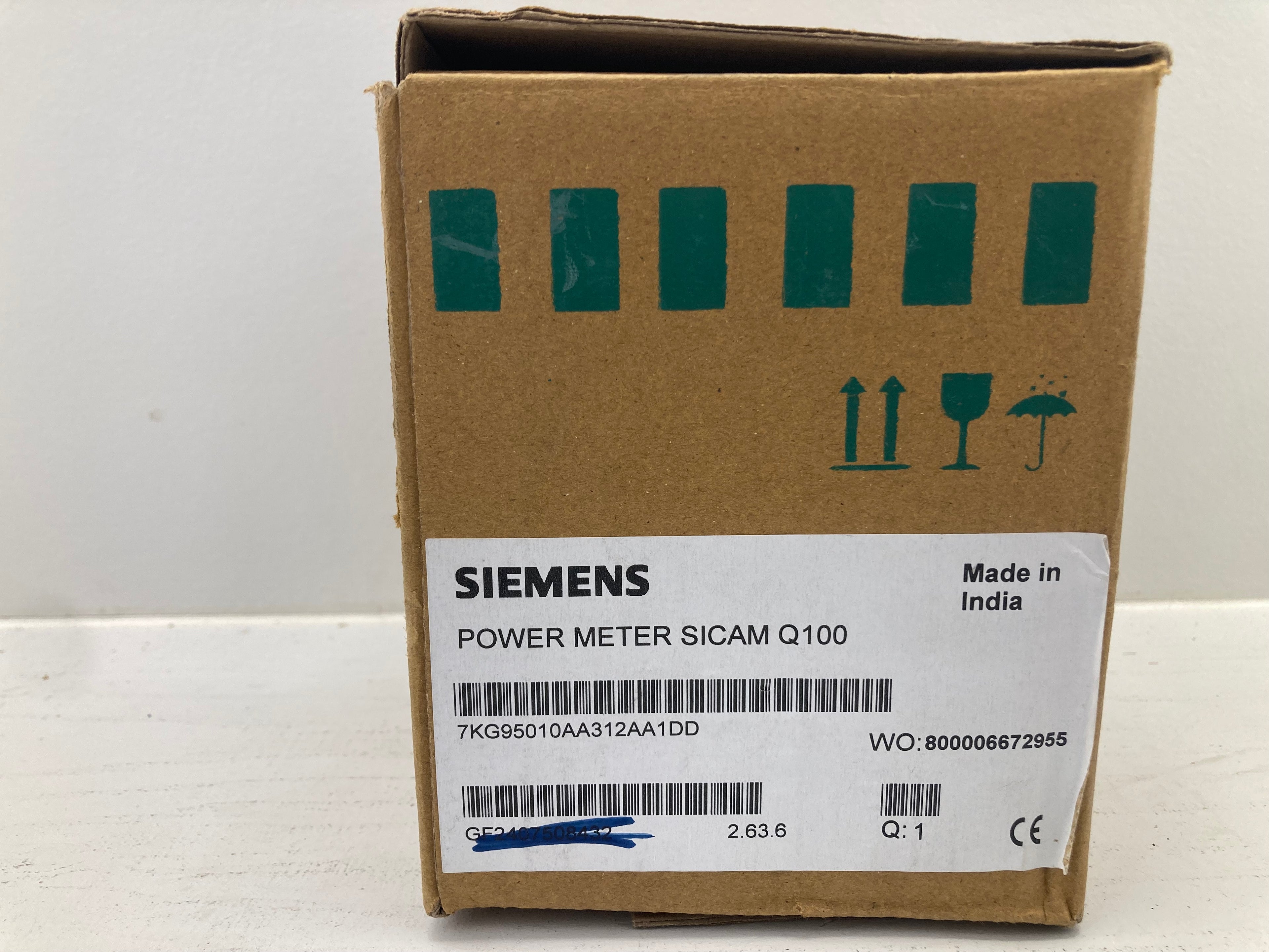 Siemens SICAM Q100 Power Meter 7KG9501-0AA31-2AA1/DD - Professionel energimåler med Ethernet
