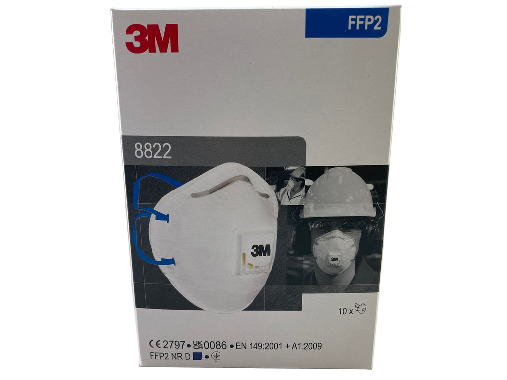 3M 8822 Åndedrætsværn Pakke m/10stk