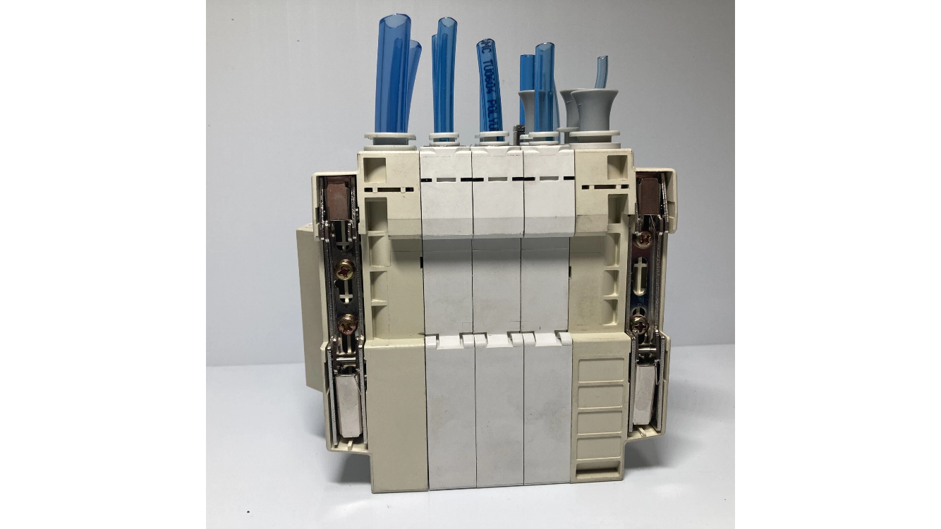 SMC SV2100-5FU ventilblok pneumatisk valve manifold DIN Rail
