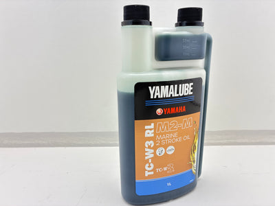 Yamaha Yamalube M2-M 2-takts bådmotorolie TC-W3 RL - 1 L (Ny)