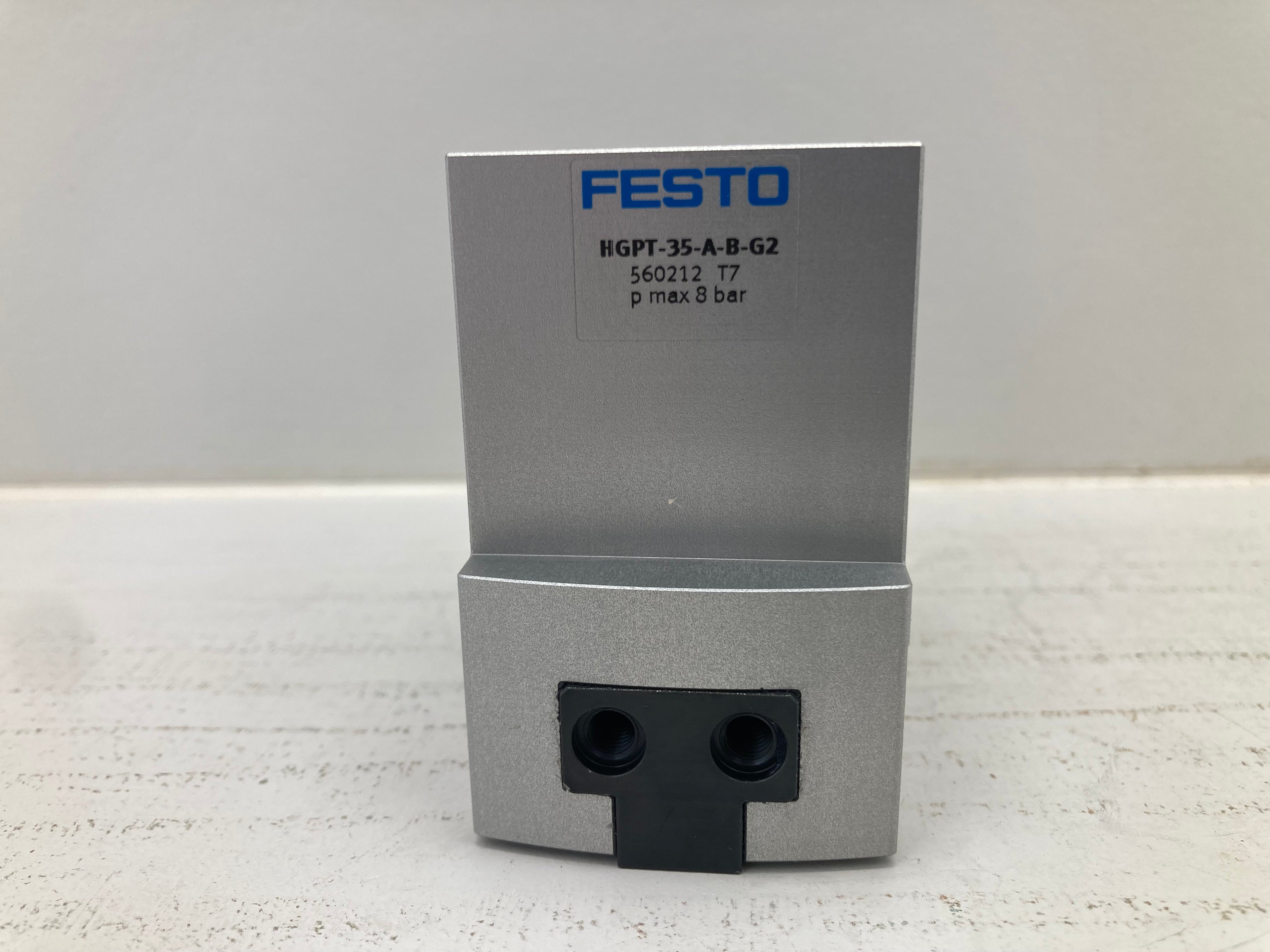 Festo HGPT-35-A-B-G2 pneumatic parallel gripper with aluminum housing
