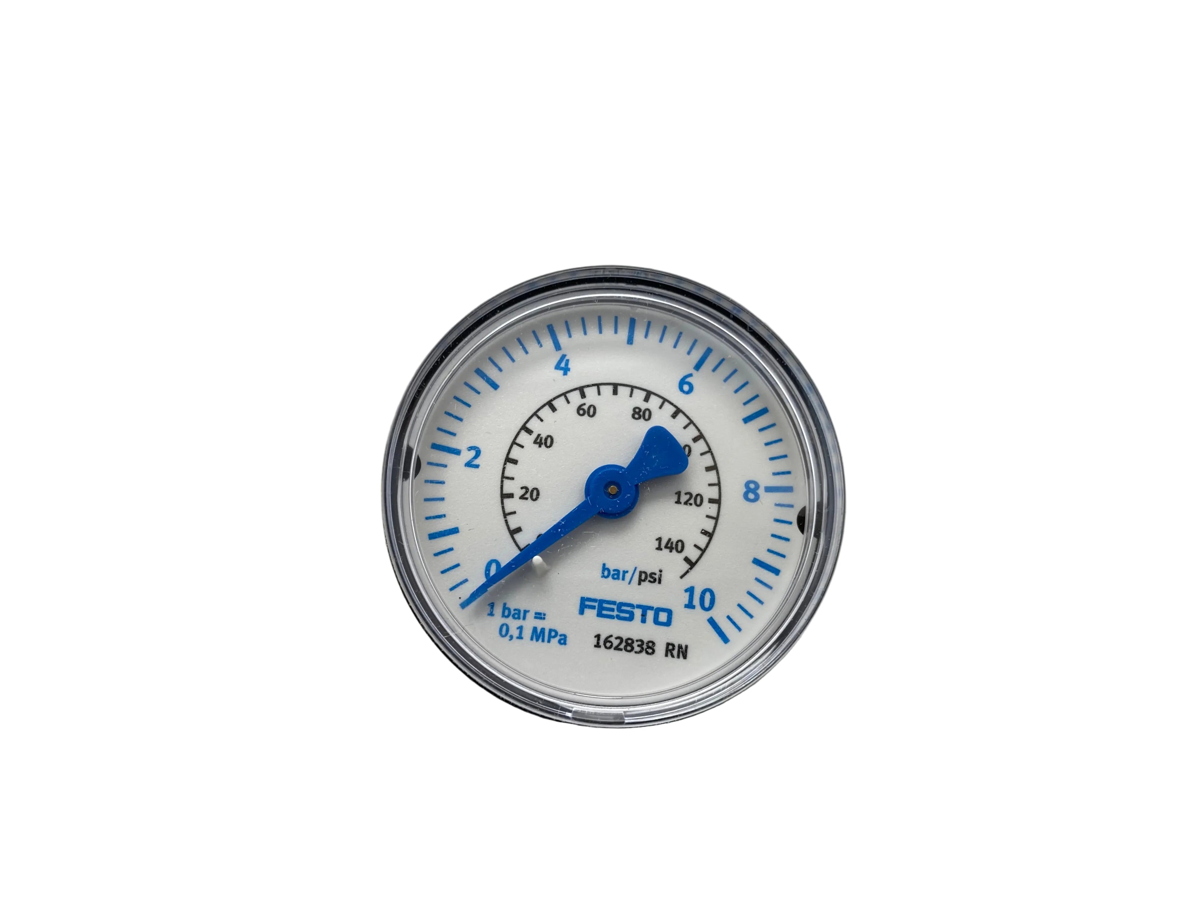 Festo MA-50-10-1/4-EN manometer pressure gauge 0-10 bar 0-140 psi pneumatic
