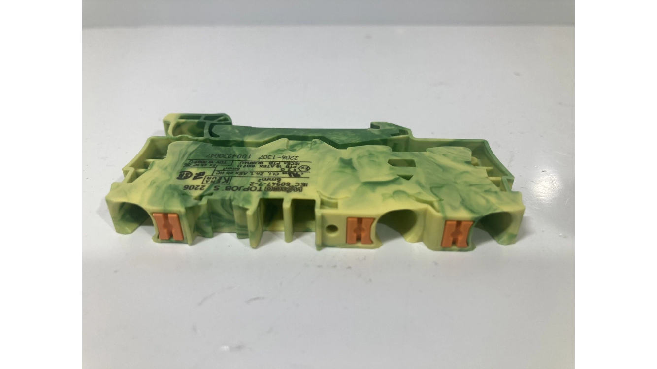 WAGO 2206-1307 TopJob Ground Block 3-Conductor - 25 pcs. (New)