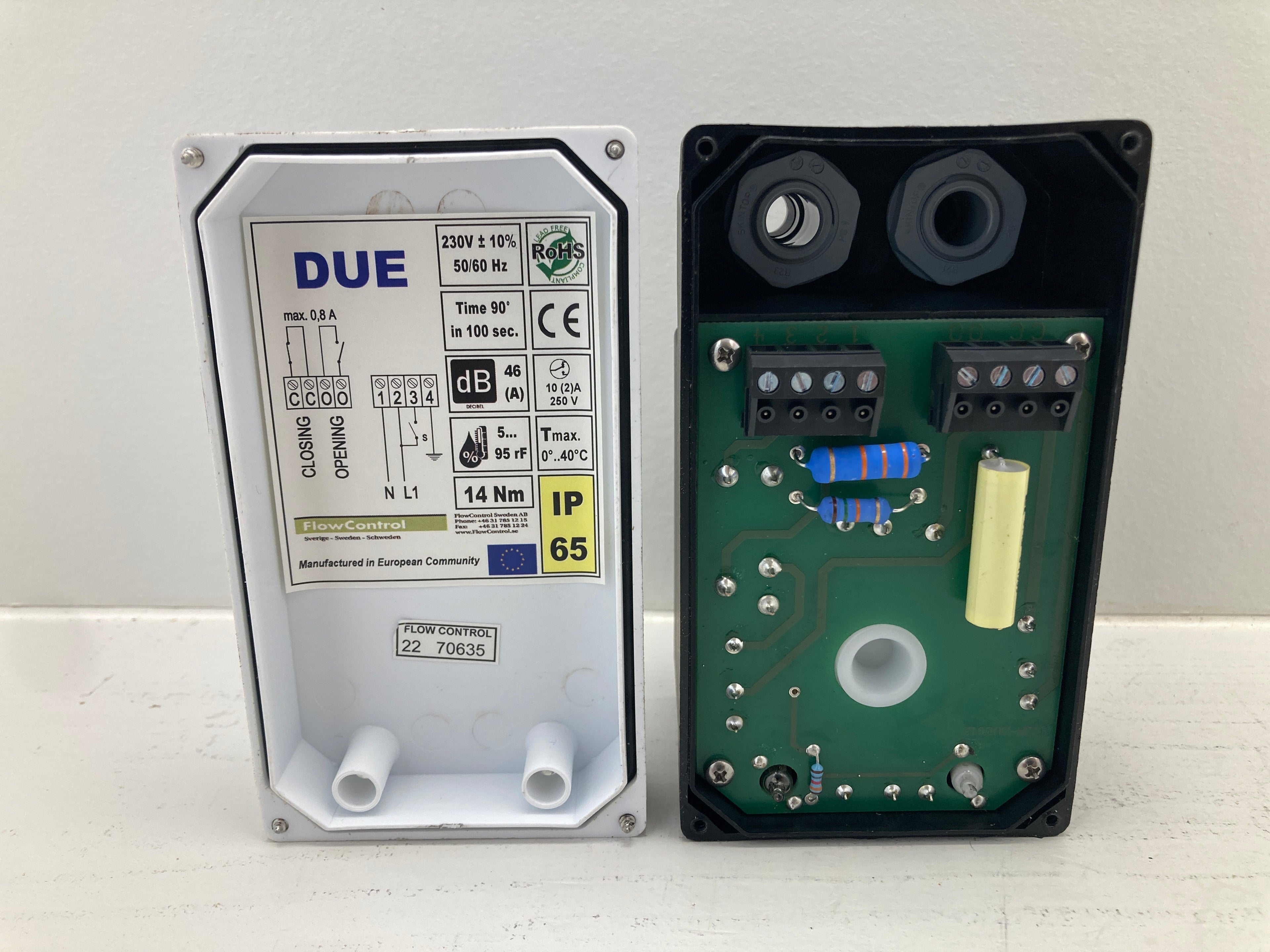 FlowControl Nicab DUE Actuator 230V – Heating & Flow Control Unit