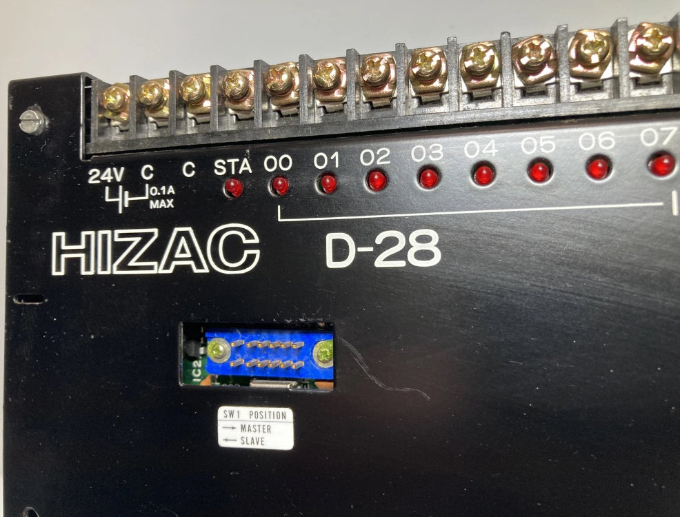 HITACHI HIZAC D-28 programmable controller PLC industrial automation used
