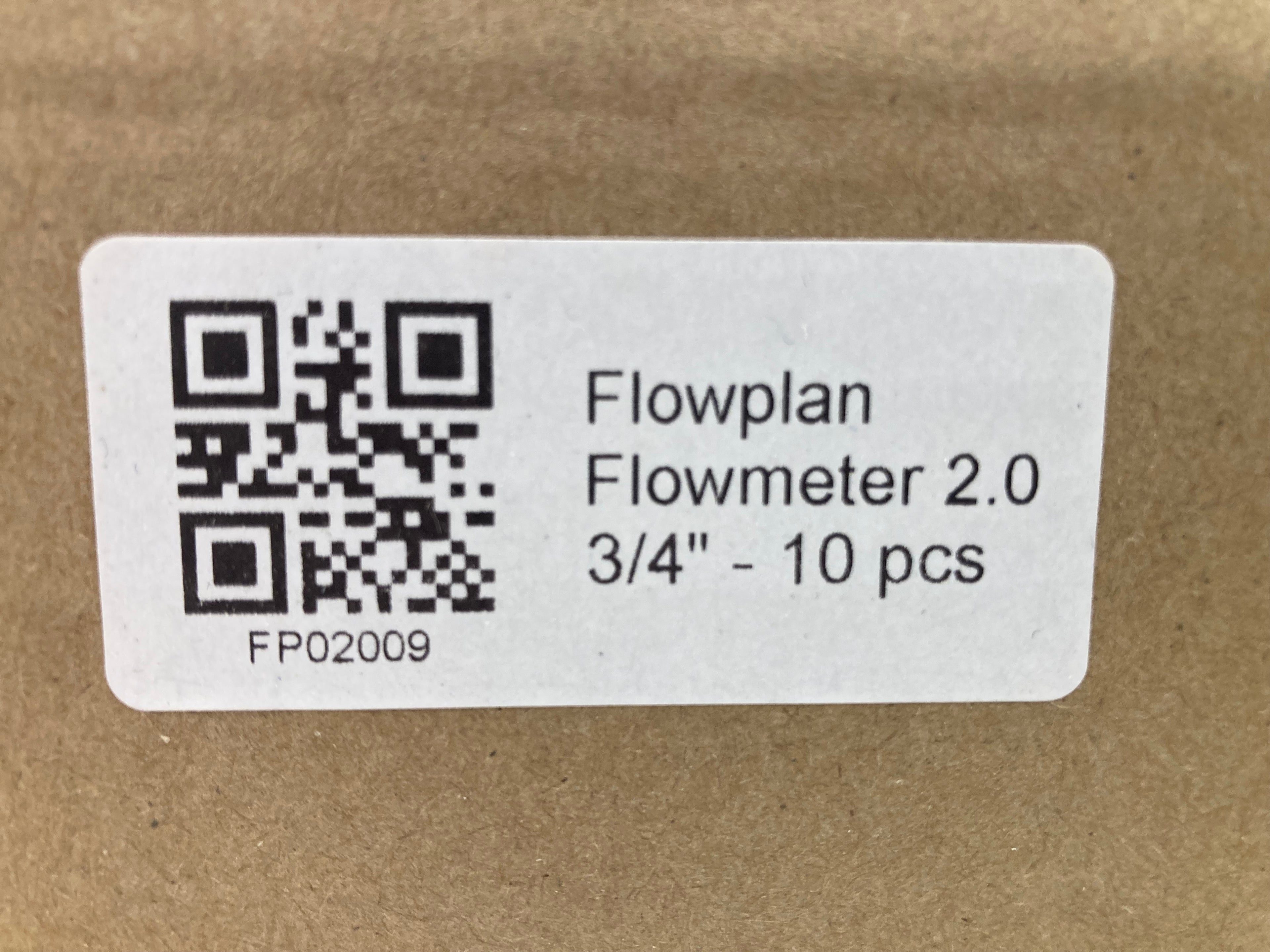 Flowplan Flowmeter 2.0 FP02009 flow sensor 3/4 inch stainless steel electronic flowmeter for liquid flow measurement
