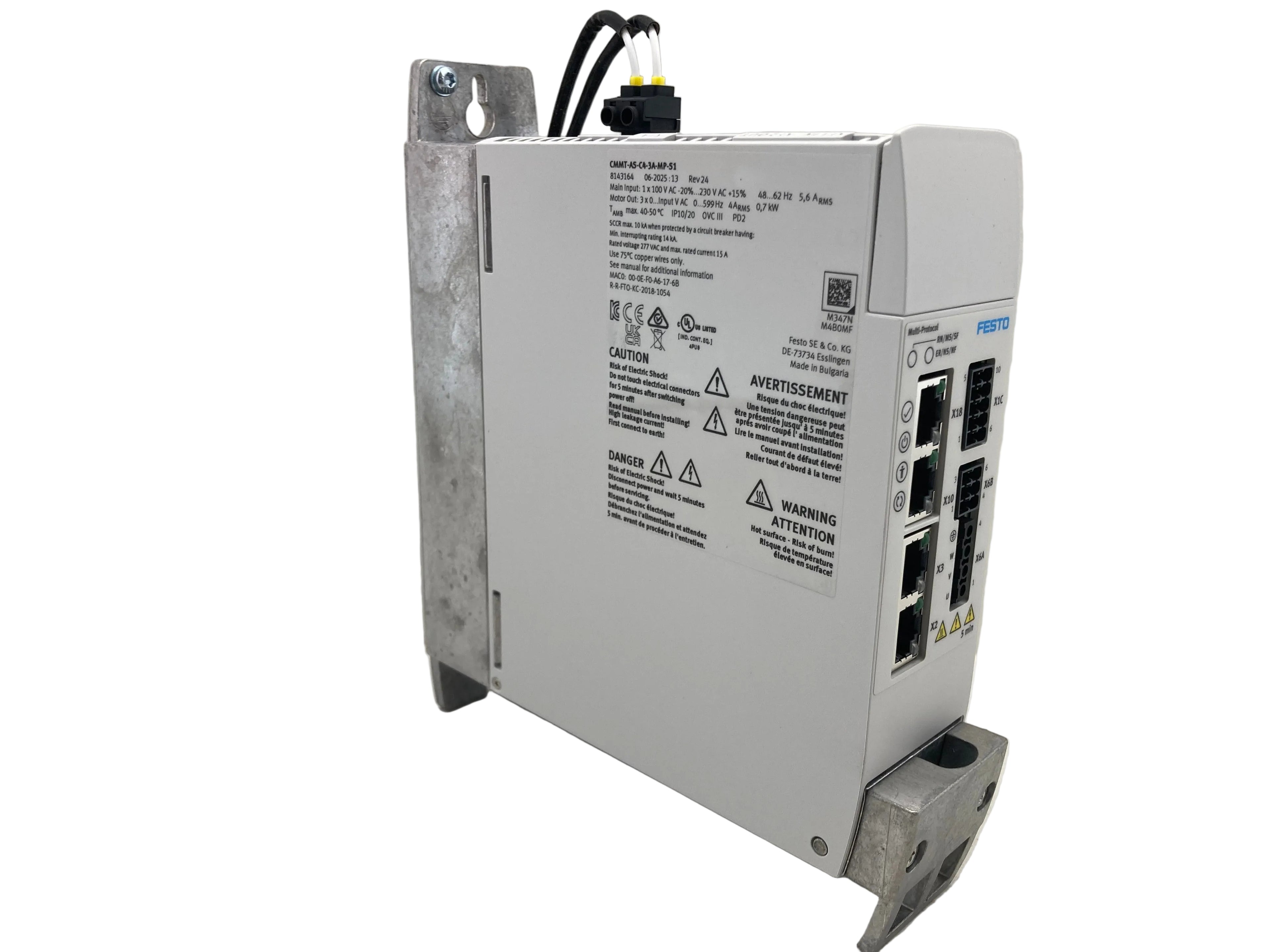 Festo CMMT-AS-C4-3A-MP-S1 servo drive controller in original packaging
