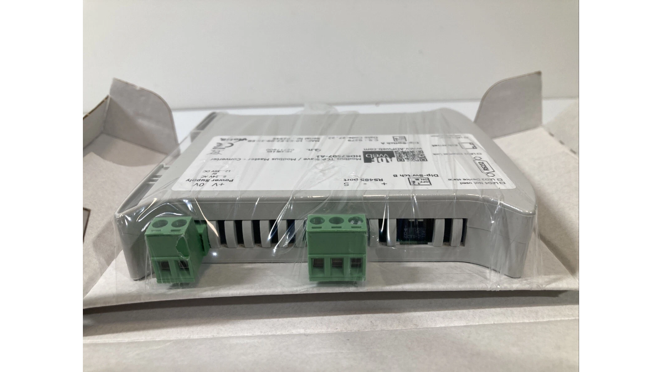 ADF Web HD67507-A1 Gateway - Modbus TCP Slave/Master RS232 protocol converter for industrial automation
