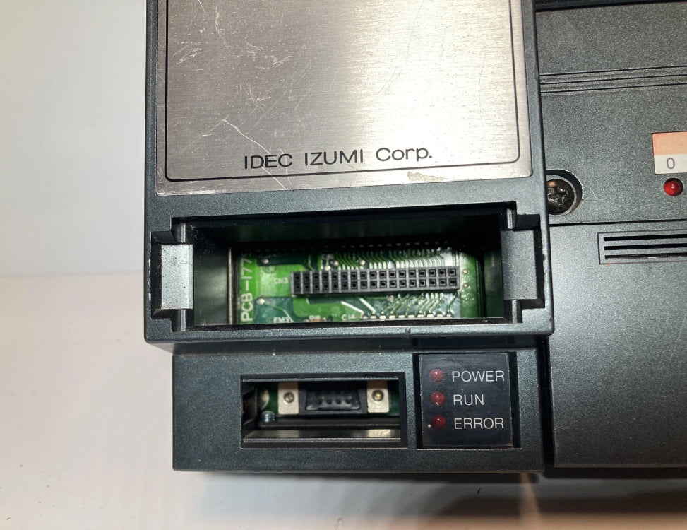 vIDEC IZUMI FA-1 Junior compact PLC system with PFJ-CR1E CPU for industrial automation
