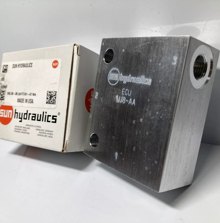 Sun Hydraulics valve manifold TRQ 30-35 Lbf·ft 41-47 Nm hydraulisk ventilblok
