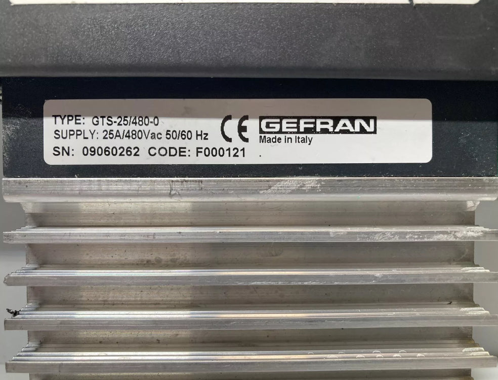 GEFRAN GFX-M1-25/480-M-D-RR-P-CV temperature controller for industrial process control
