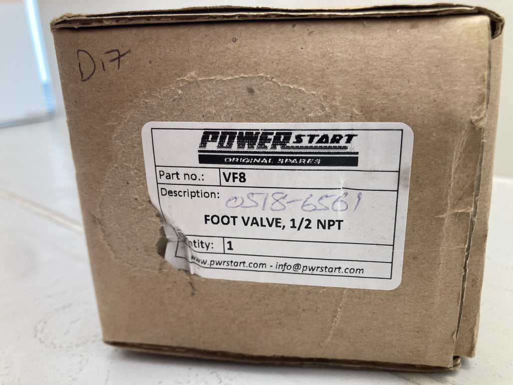 PowerStart Foot Valve VF8 2518-6861 1/2 NPT (New)