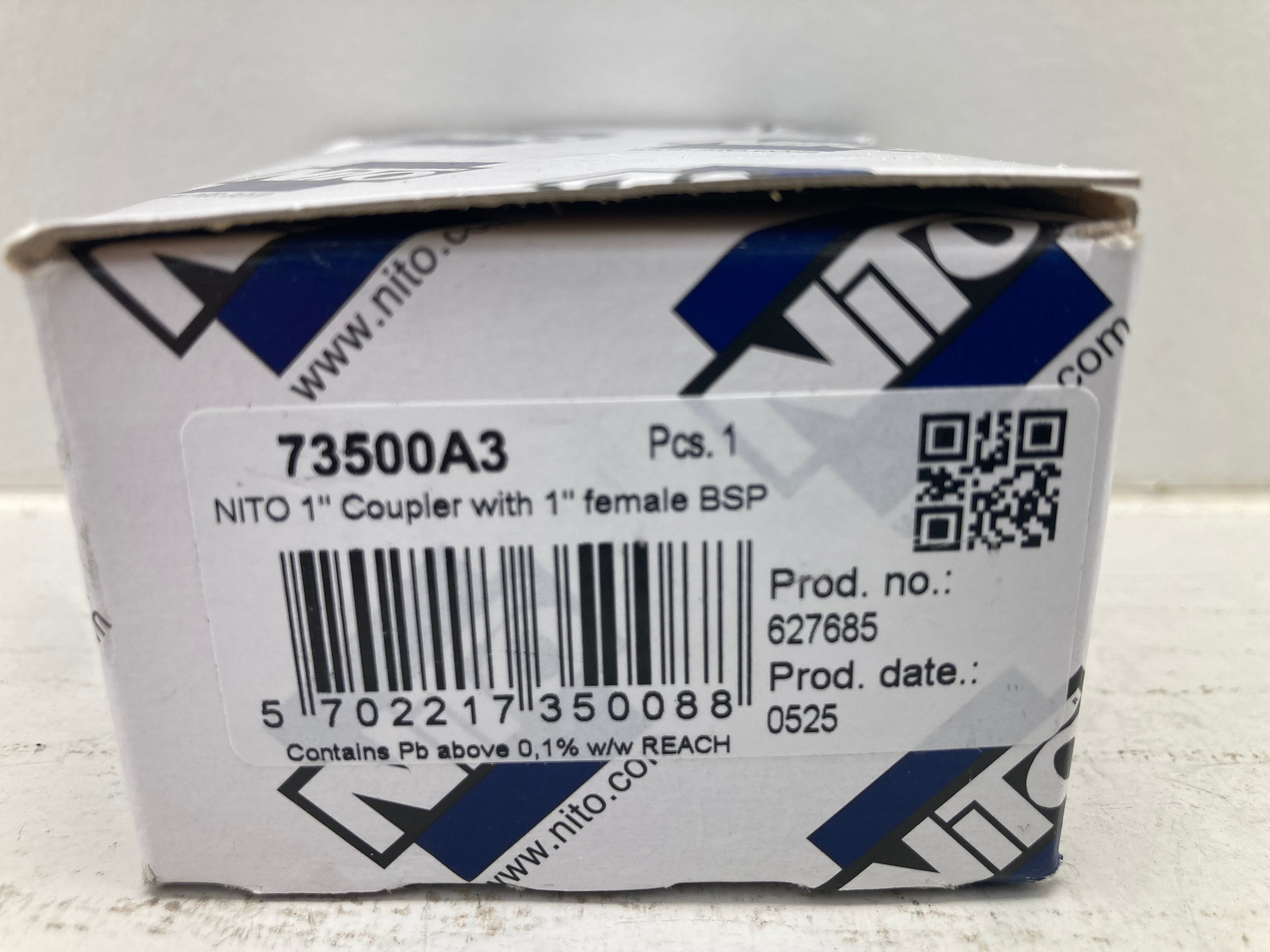 NITO 1" coupler with 1" female BSP 73500A3
