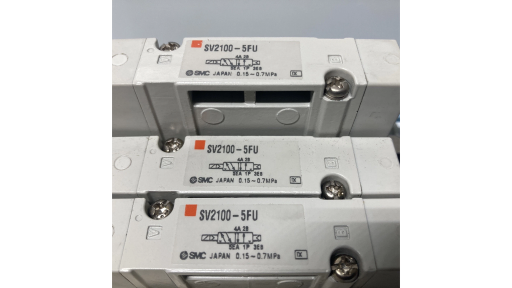 SMC SV2100-5FU ventilblok pneumatisk valve manifold DIN Rail
