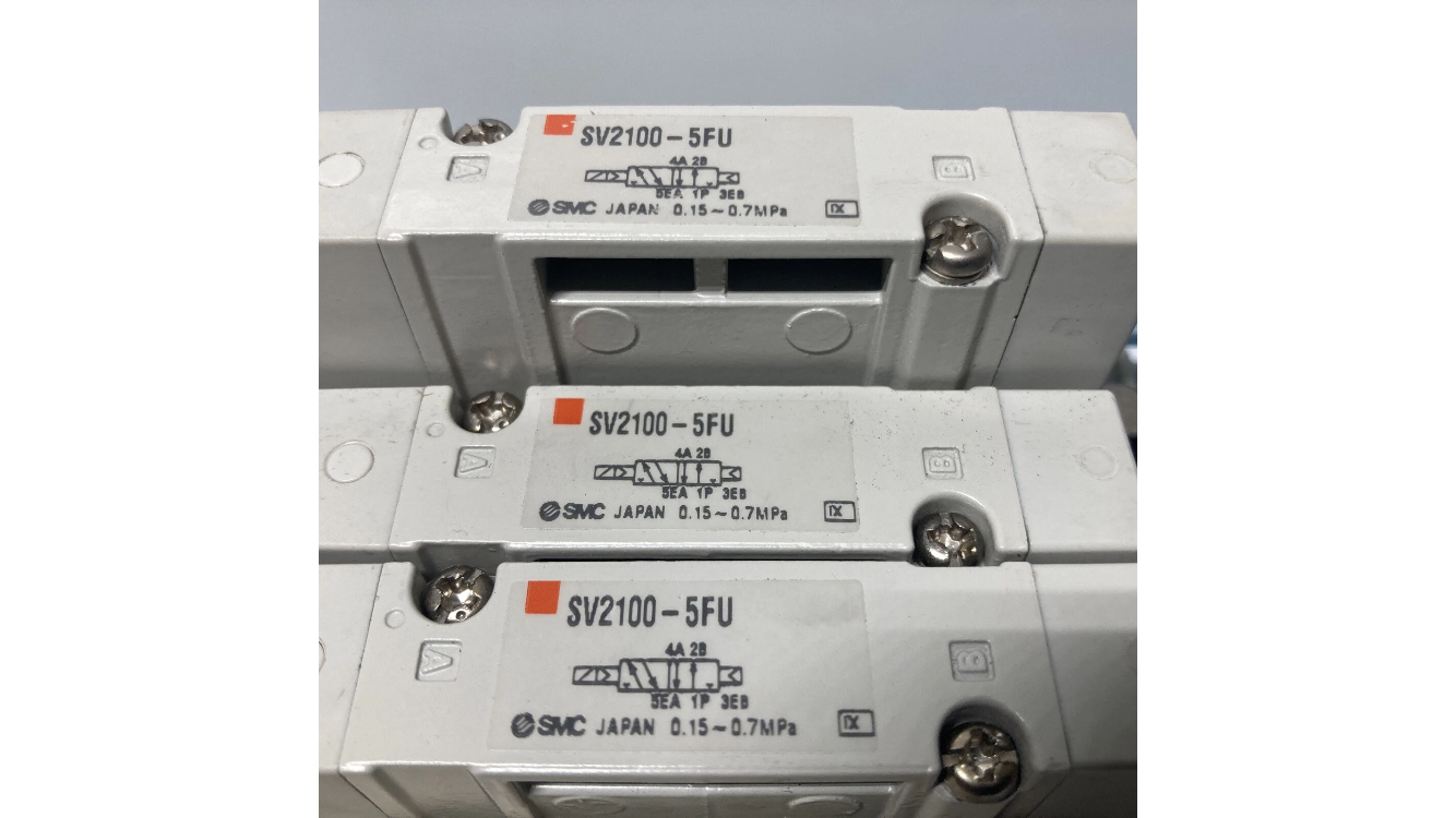 SMC SV2100-5FU ventilblok pneumatisk valve manifold DIN Rail
