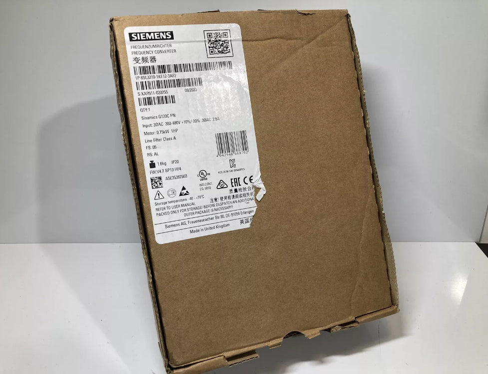 Siemens SINAMICS G120C 3-Phase Infrastructure Converter (6SL3210-1KE12-3AF2)