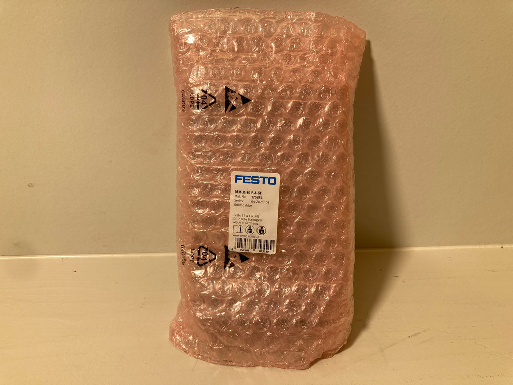 Festo DFM-25-80-P-A-GF guided drive cylinder 25mm bore 80mm stroke pneumatic
