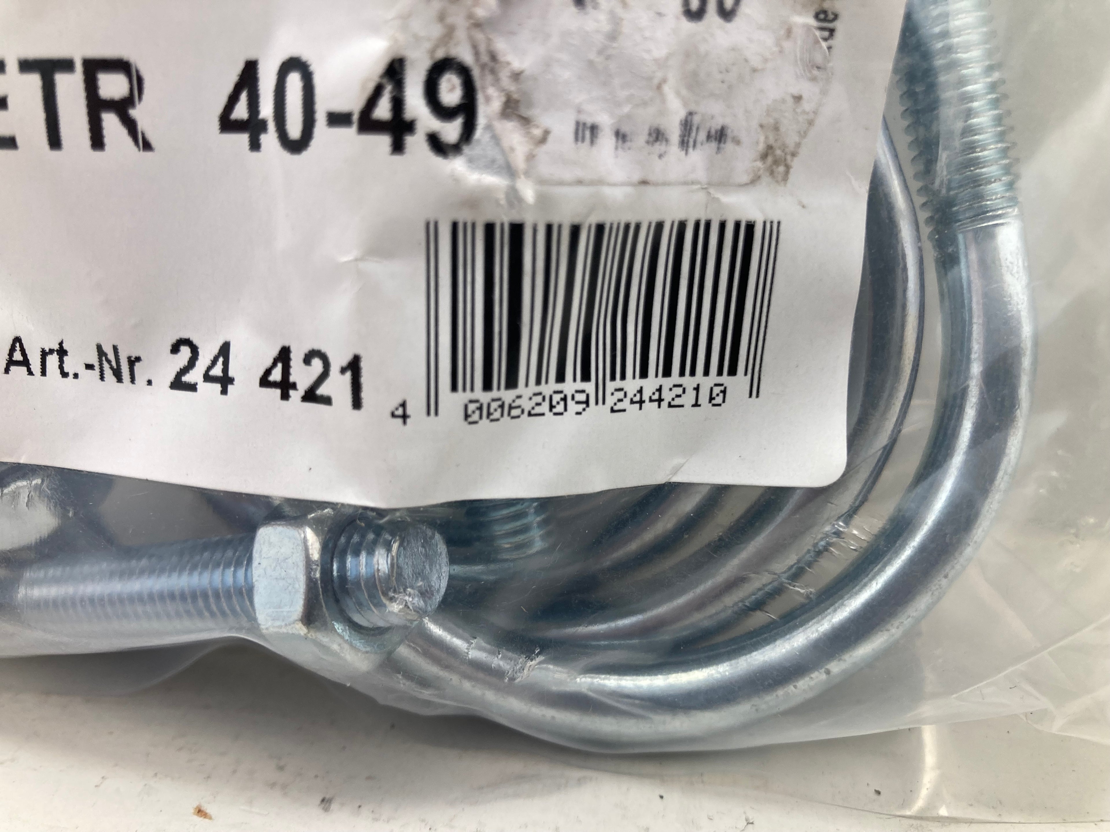 U-Bolt ETR 40-49 M10 - 10 pcs. (New)