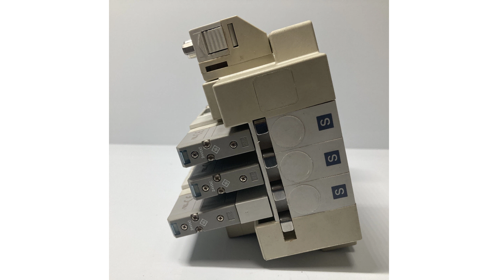 SMC SV2100-5FU ventilblok pneumatisk valve manifold DIN Rail
