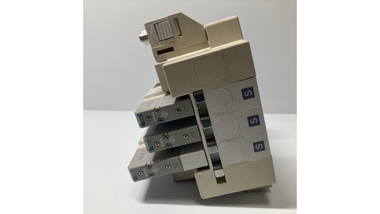 SMC SV2100-5FU ventilblok pneumatisk valve manifold DIN Rail
