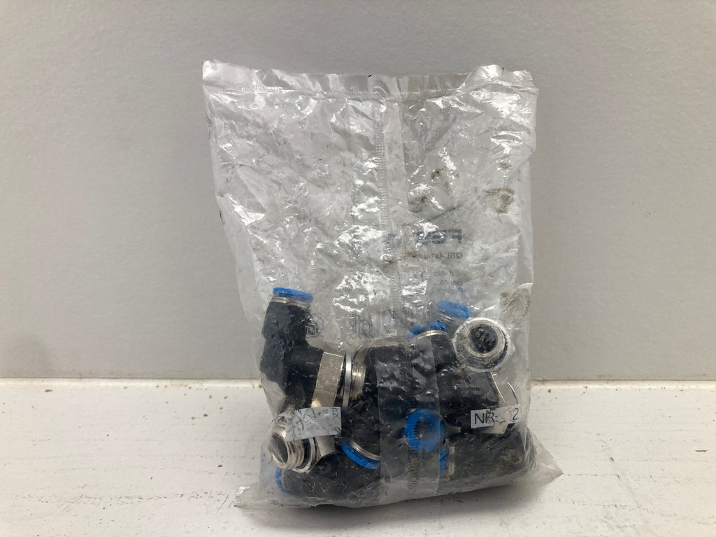 Festo QSL-G1/4-6 Push-in L-Fitting 186118 - Emballage med 10 stk. pneumatiske vinkelfittings
