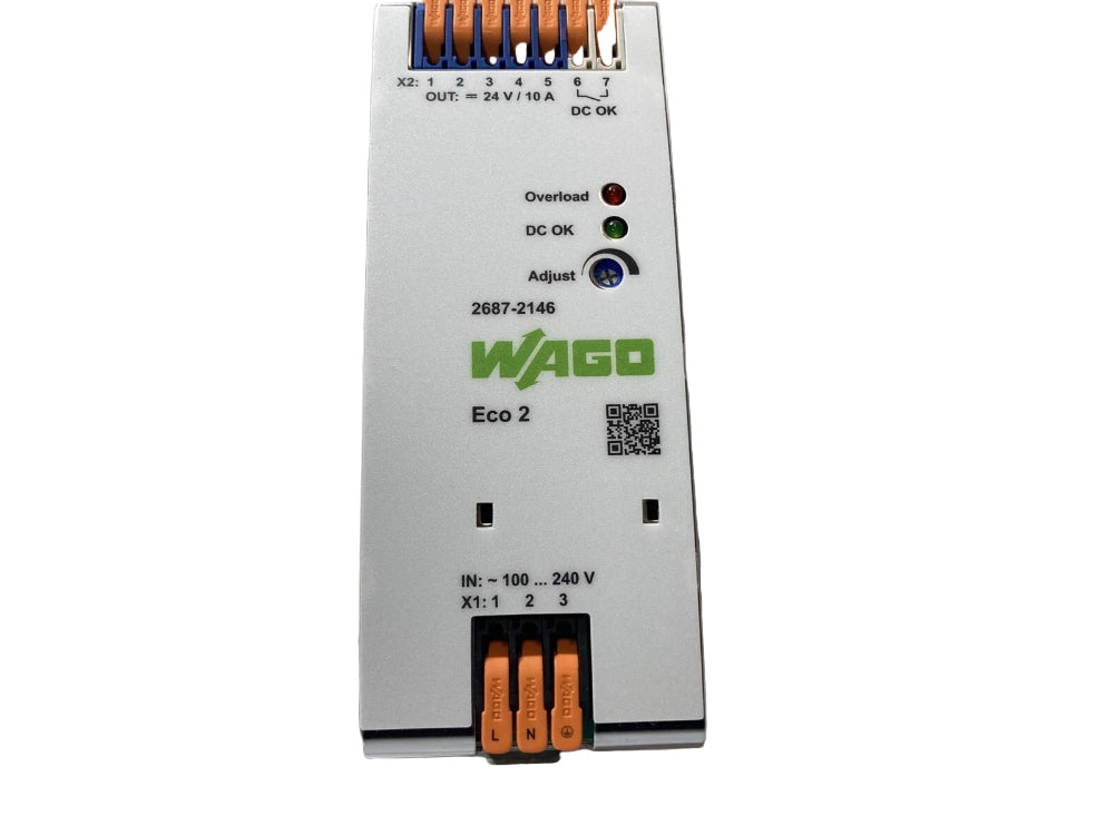 2687-2146 Wago Power Supply Eco 2 . 1ph. DC24V. 10A