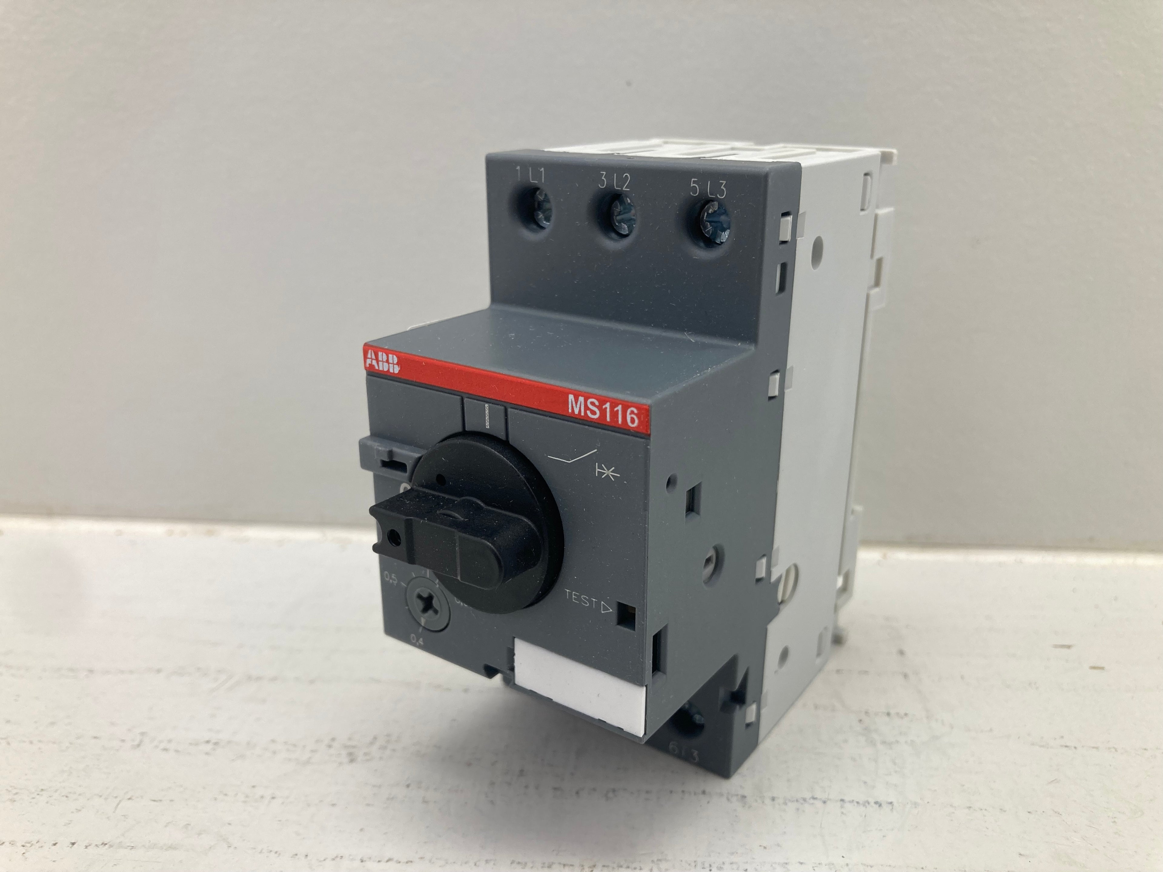 ABB MS116-0,63 Manual Motor Starter 1SAM250000R1004 - 0,4-0,63A motorskyddsbrytare
