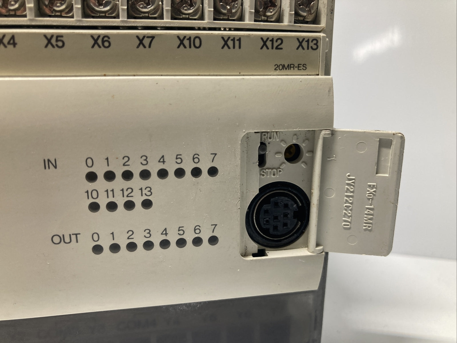Mitsubishi FX020MR Industrial Control System PLC Mitsubishi MELSEC FX0-20MR-ES