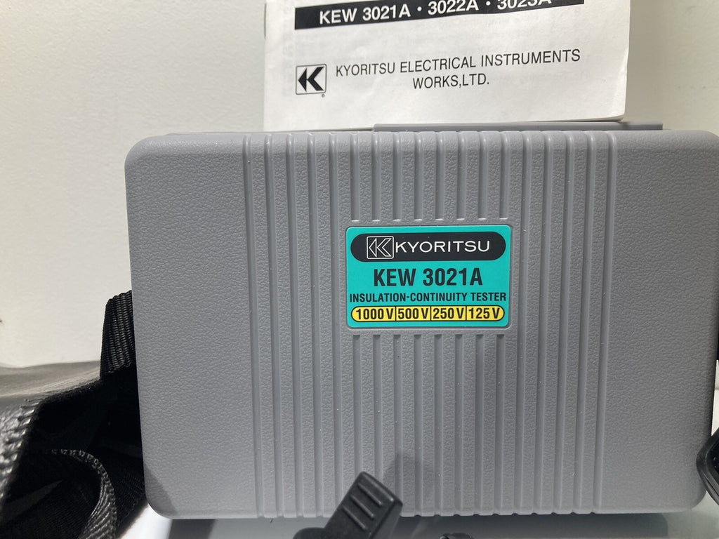 Kyoritsu KEW 3021A Insulation - Continuity Tester 1000V 500V 250V 125V Fast Ship