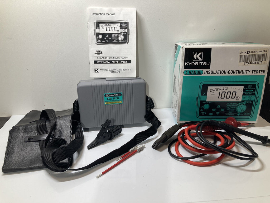 Kyoritsu KEW 3021A Insulation - Continuity Tester 1000V 500V 250V 125V Fast Ship