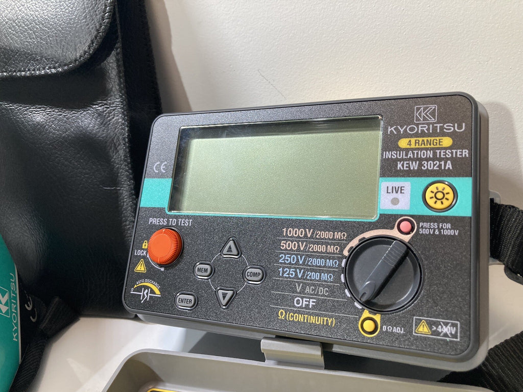 Kyoritsu KEW 3021A Insulation - Continuity Tester 1000V 500V 250V 125V Fast Ship