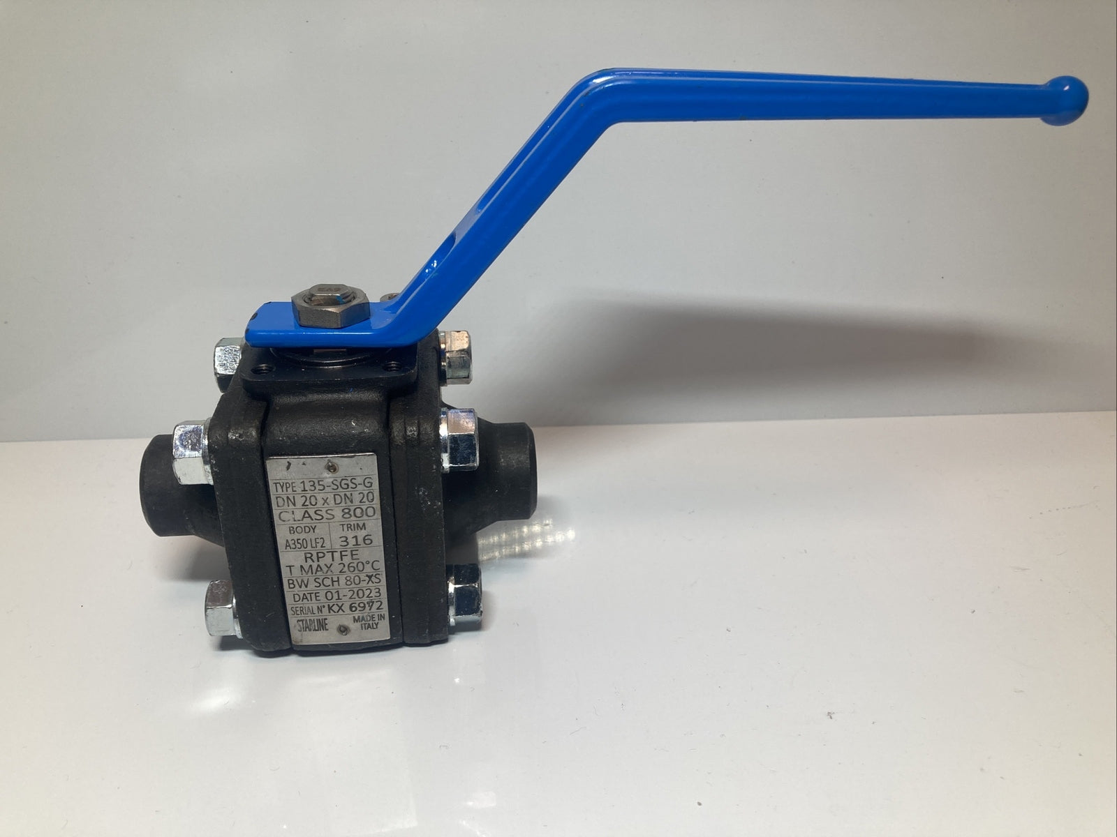 Starline 135-SGS-G 3-part ball valve type 135 SGS-G with welding end connection