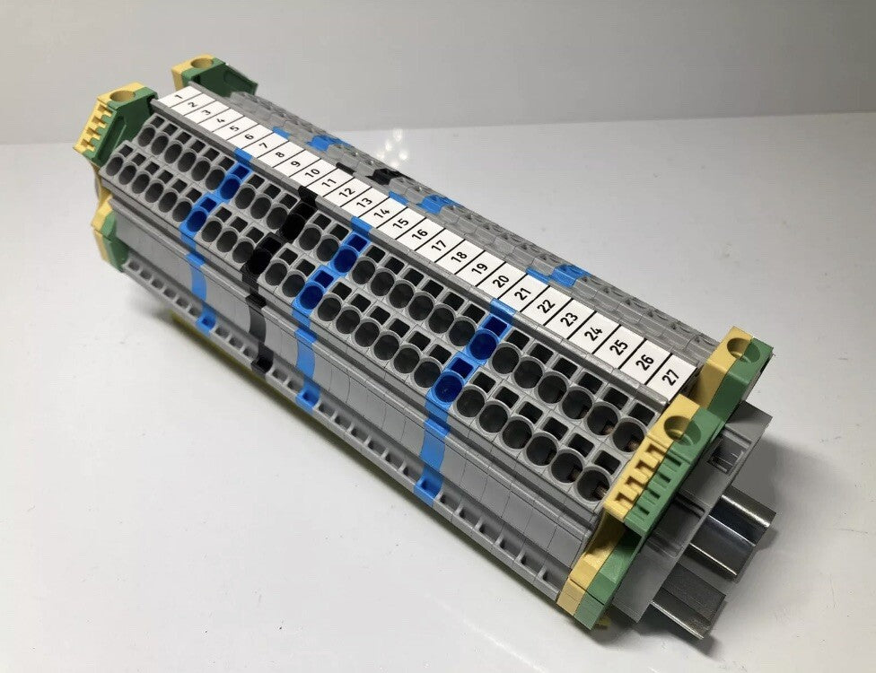 10 pieces Electrical terminal block WAGO 249 WAGO 2002 WELDMULLER DIN Rail