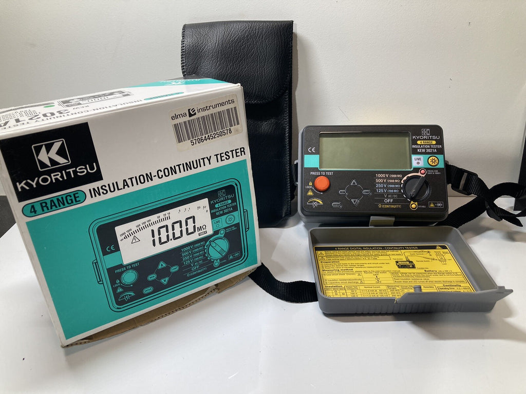 Kyoritsu KEW 3021A Insulation - Continuity Tester 1000V 500V 250V 125V Fast Ship