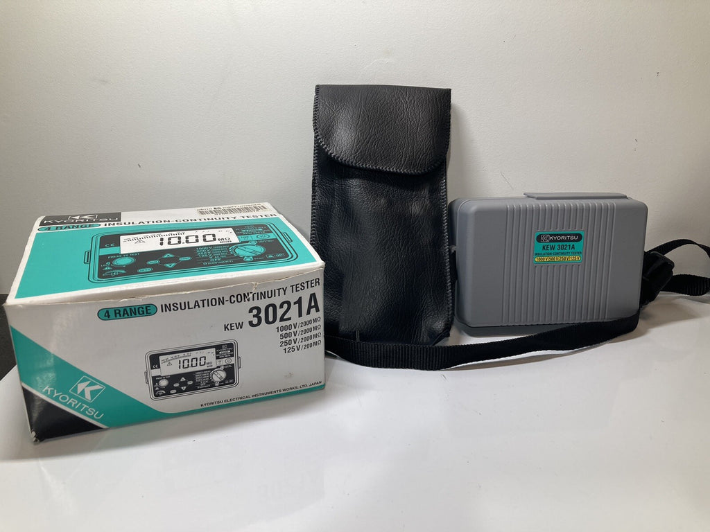 Kyoritsu KEW 3021A Insulation - Continuity Tester 1000V 500V 250V 125V Fast Ship
