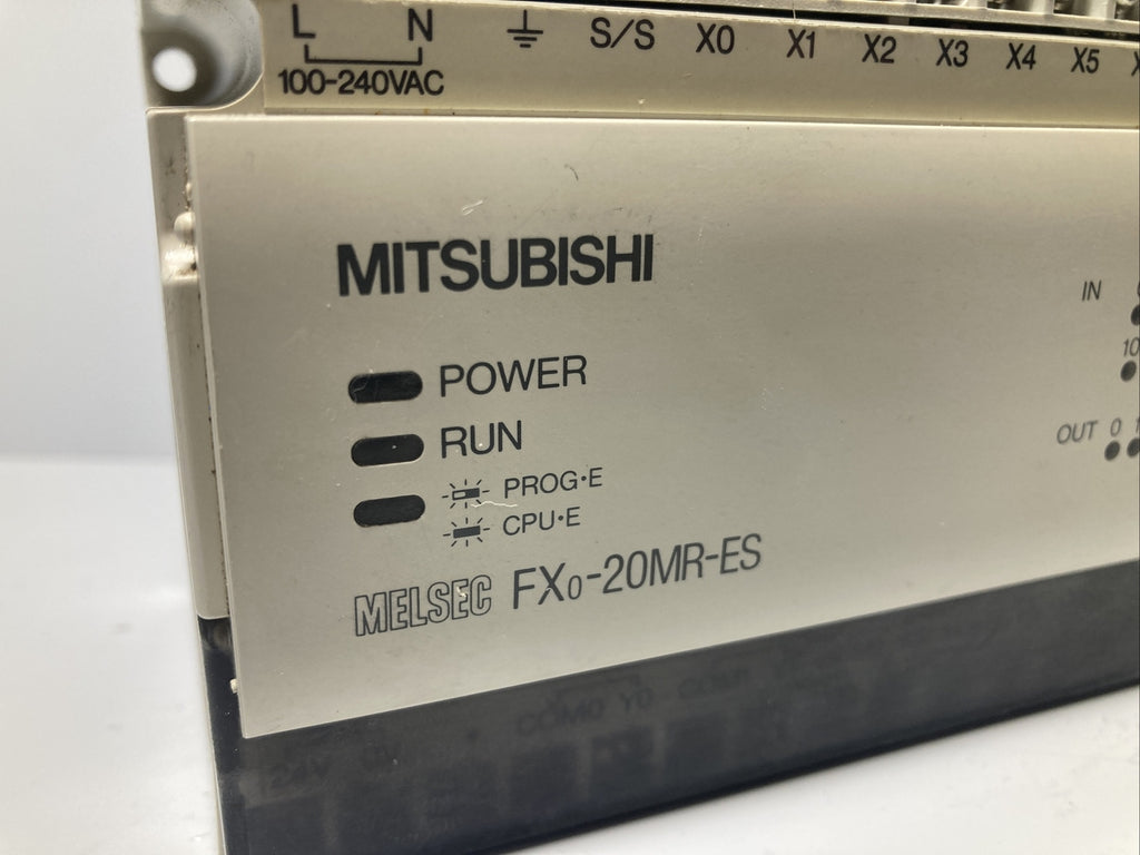 Mitsubishi FX020MR Industrial Control System PLC Mitsubishi MELSEC FX0-20MR-ES