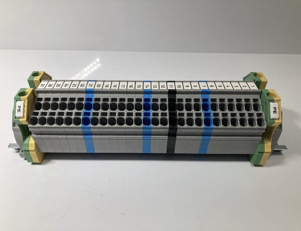10 pieces Electrical terminal block WAGO 249 WAGO 2002 WELDMULLER DIN Rail