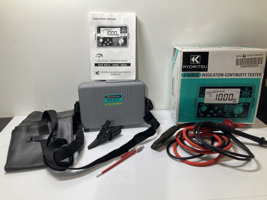 Kyoritsu KEW 3021A Insulation - Continuity Tester 1000V 500V 250V 125V Fast Ship