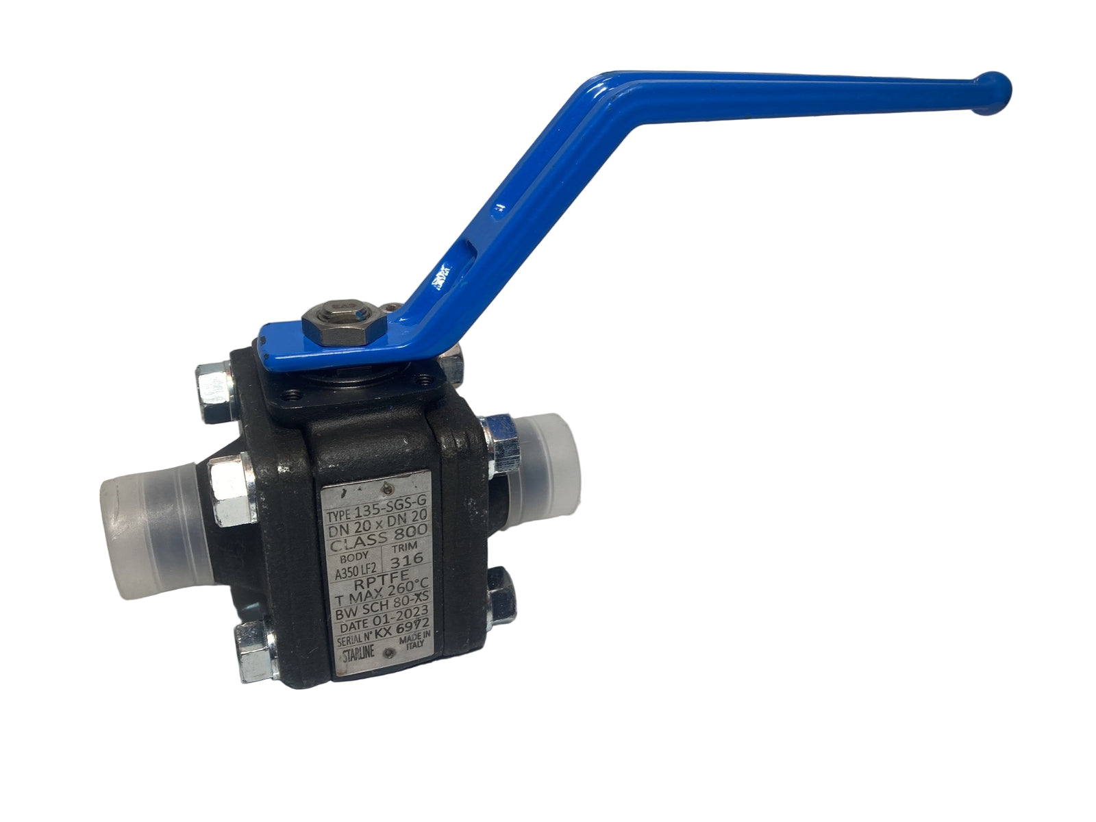 Starline 135-SGS-G 3-part ball valve type 135 SGS-G with welding end connection