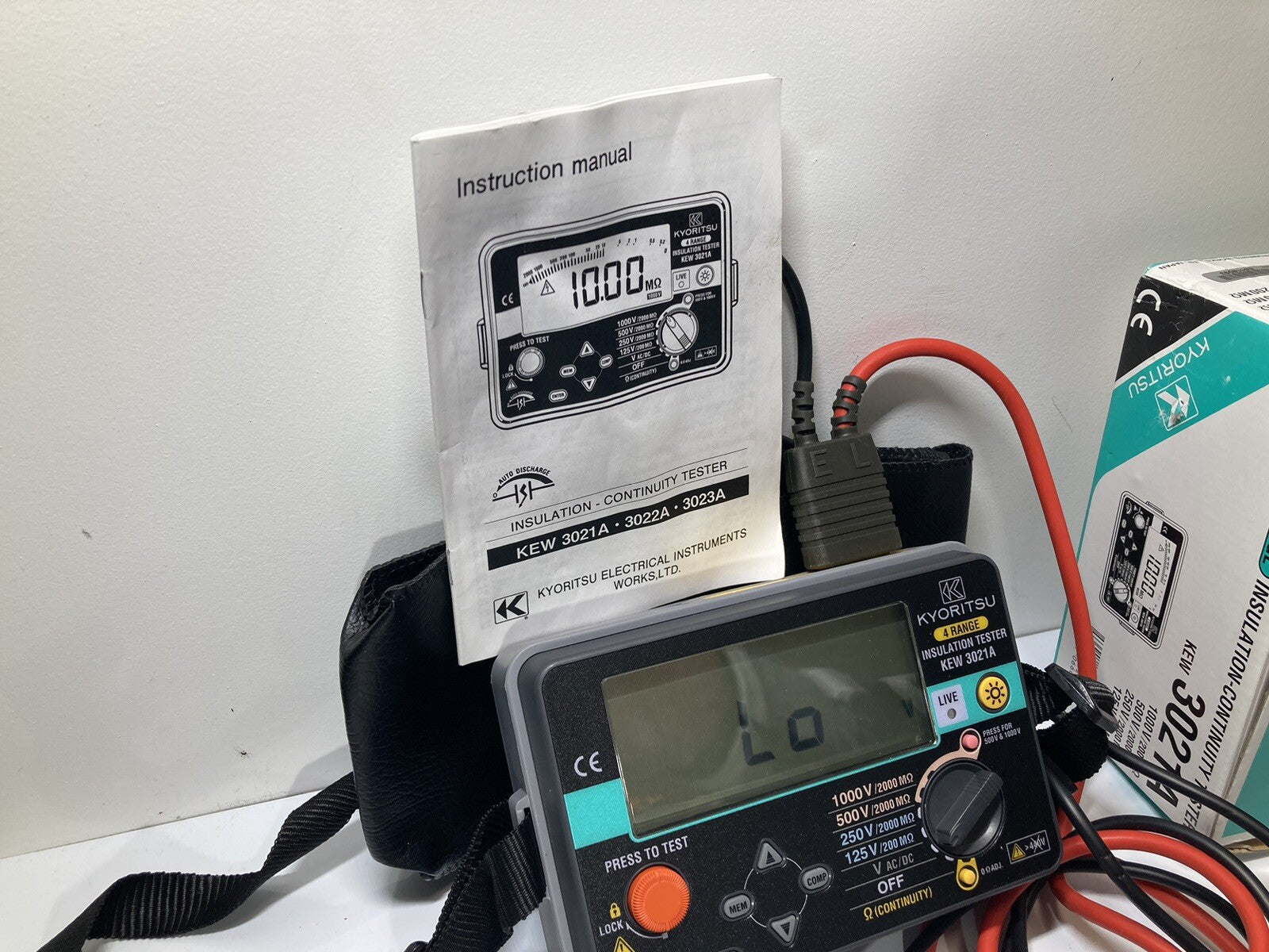 Kyoritsu KEW 3021A Insulation - Continuity Tester 1000V 500V 250V 125V Fast Ship