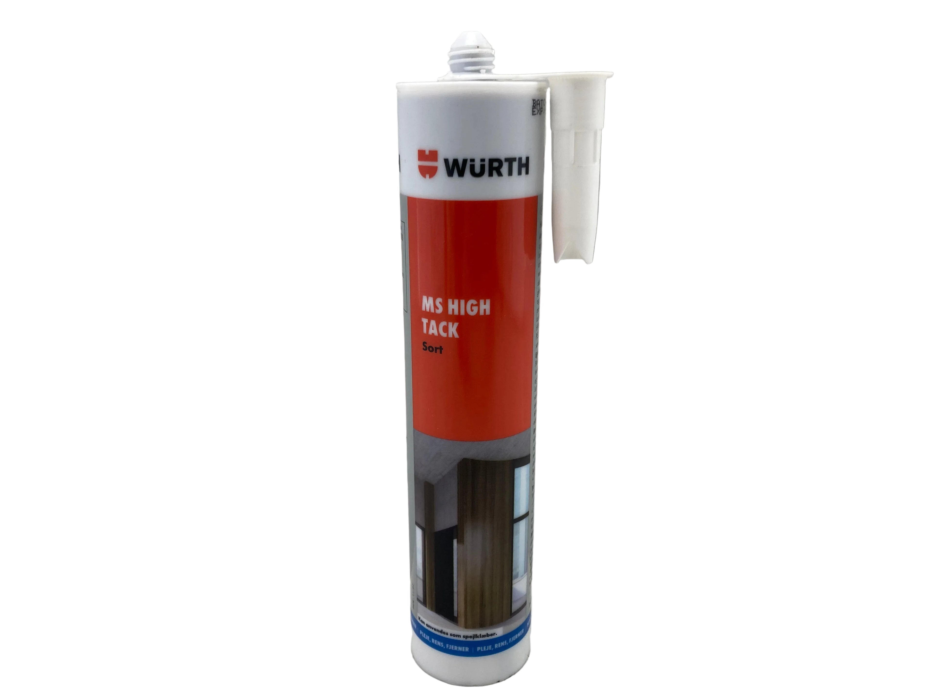 Würth MS High Tack sort montagelim 290ml patron
