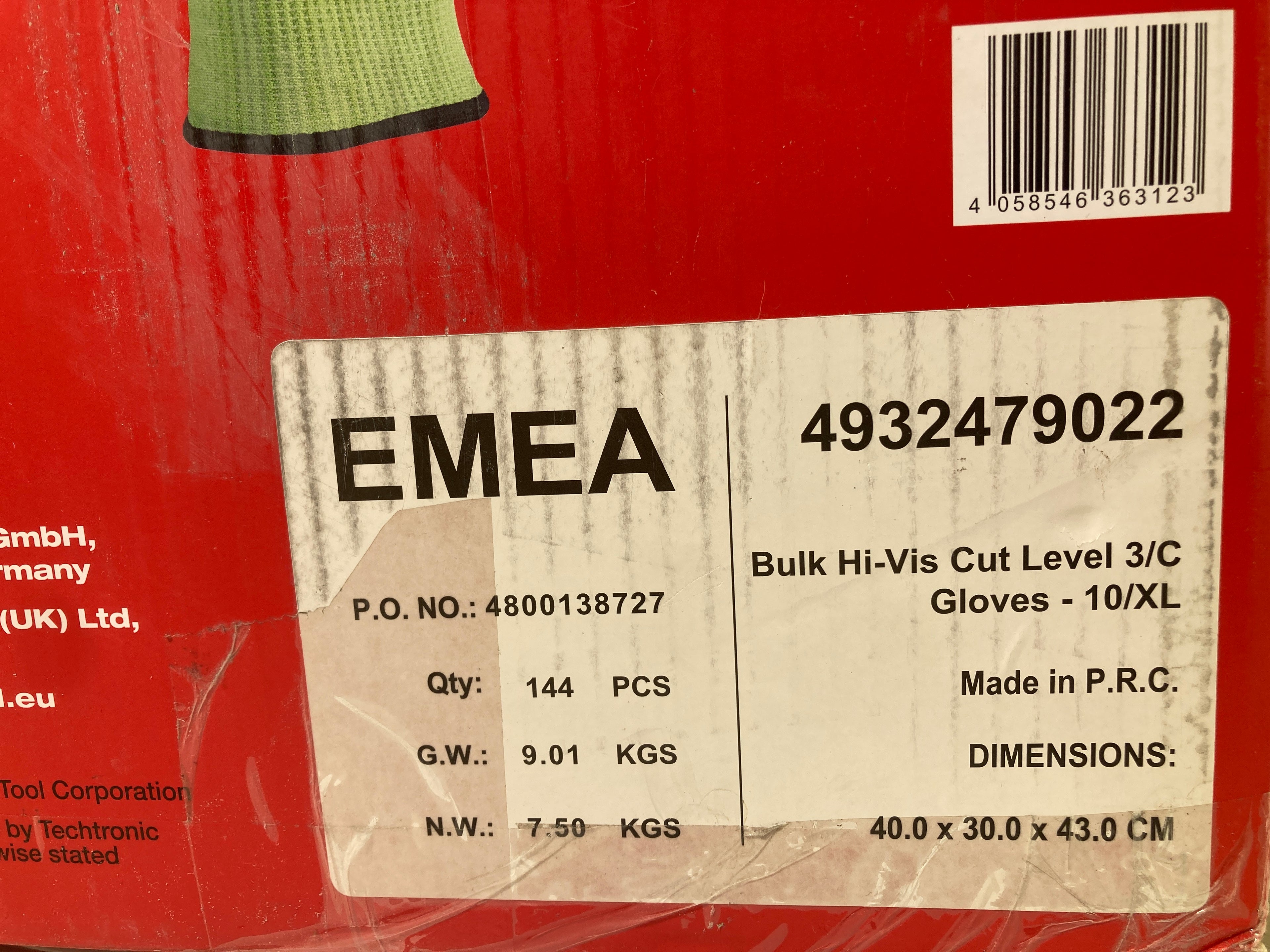 Milwaukee cut level 3/c str.10 144 Par.