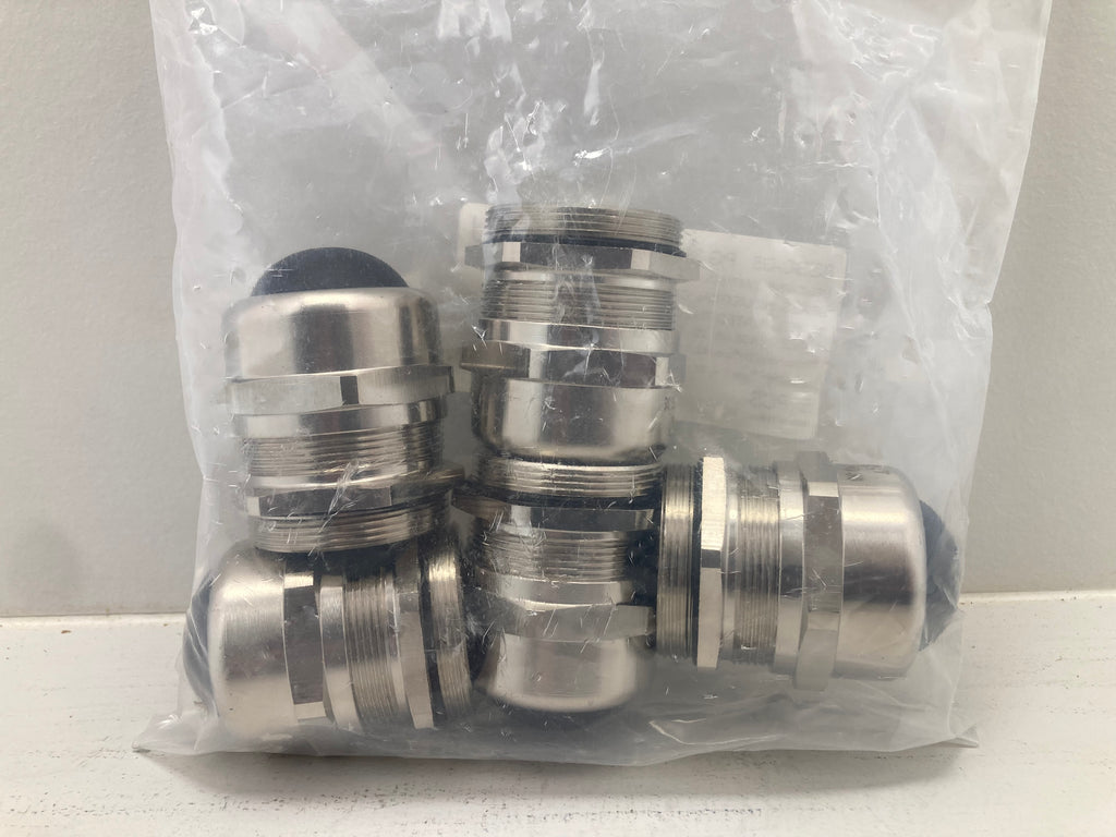 Bimed BSBC-08 PG 36 Brass Cable Glands - 5 stk. nikkelbelagt IP68 kabelforskruninger
