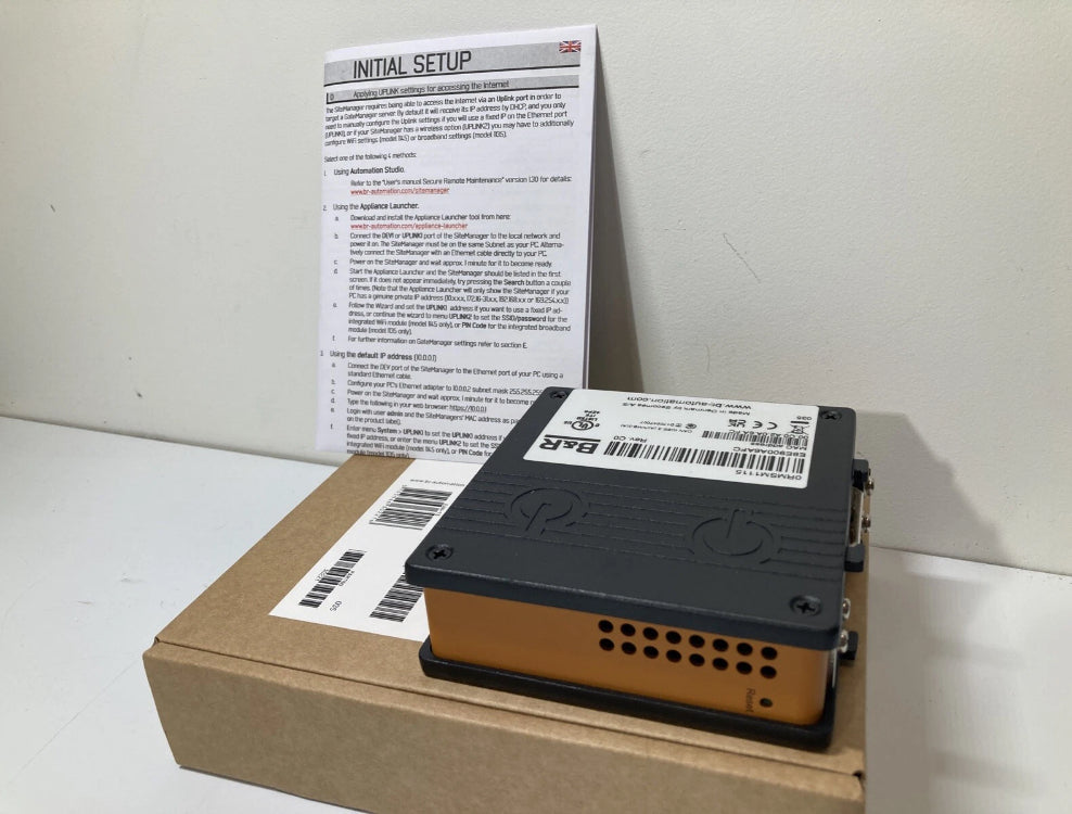 SiteManager B&R 0RMSM1115 Secomea Made in Denmark New. Din rail.  Fast Shipping.