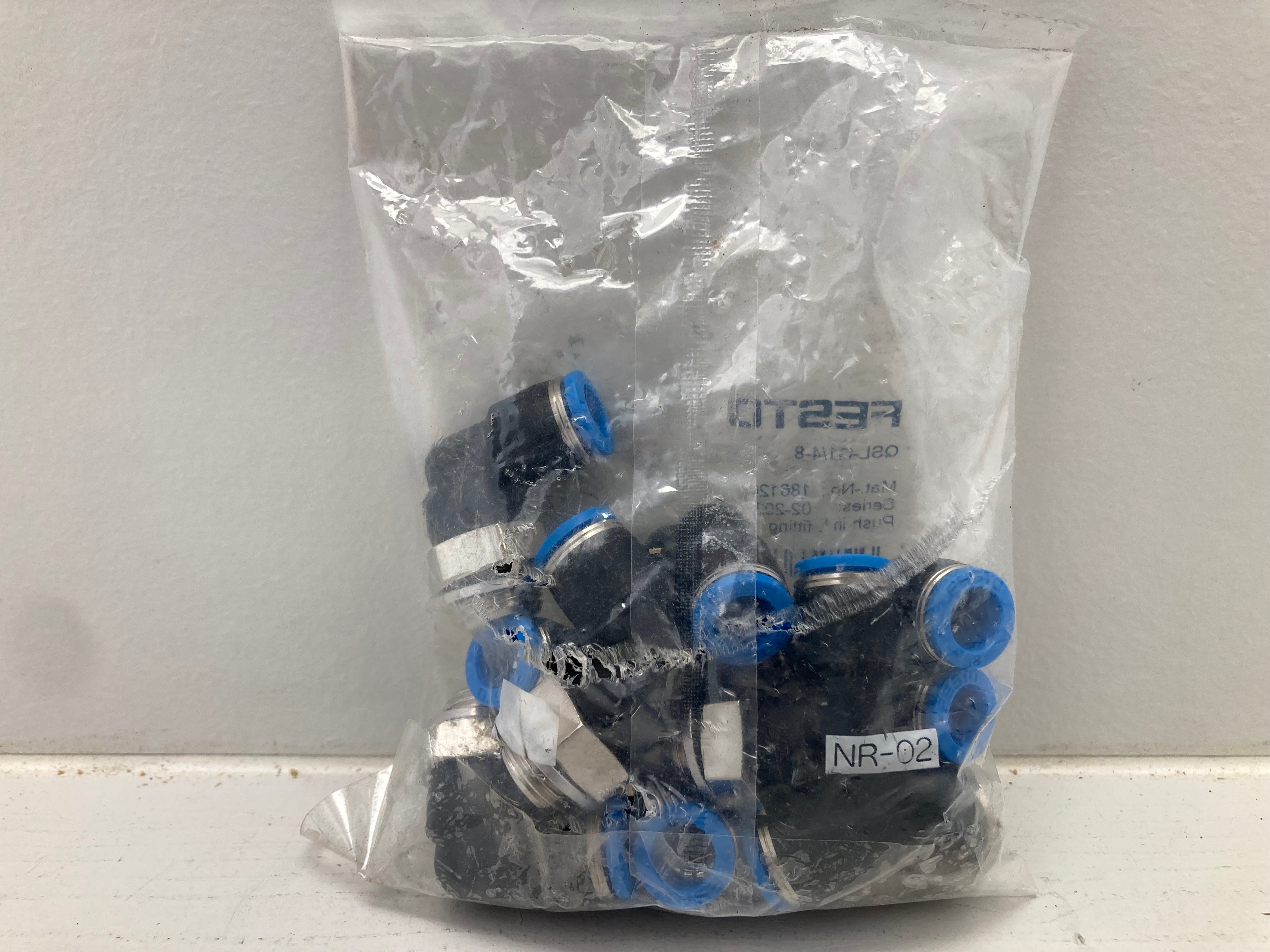 Festo QSL-G1/4-8 Push-in L-Fitting 186120 - 10 stk. pneumatiske vinkelfittings
