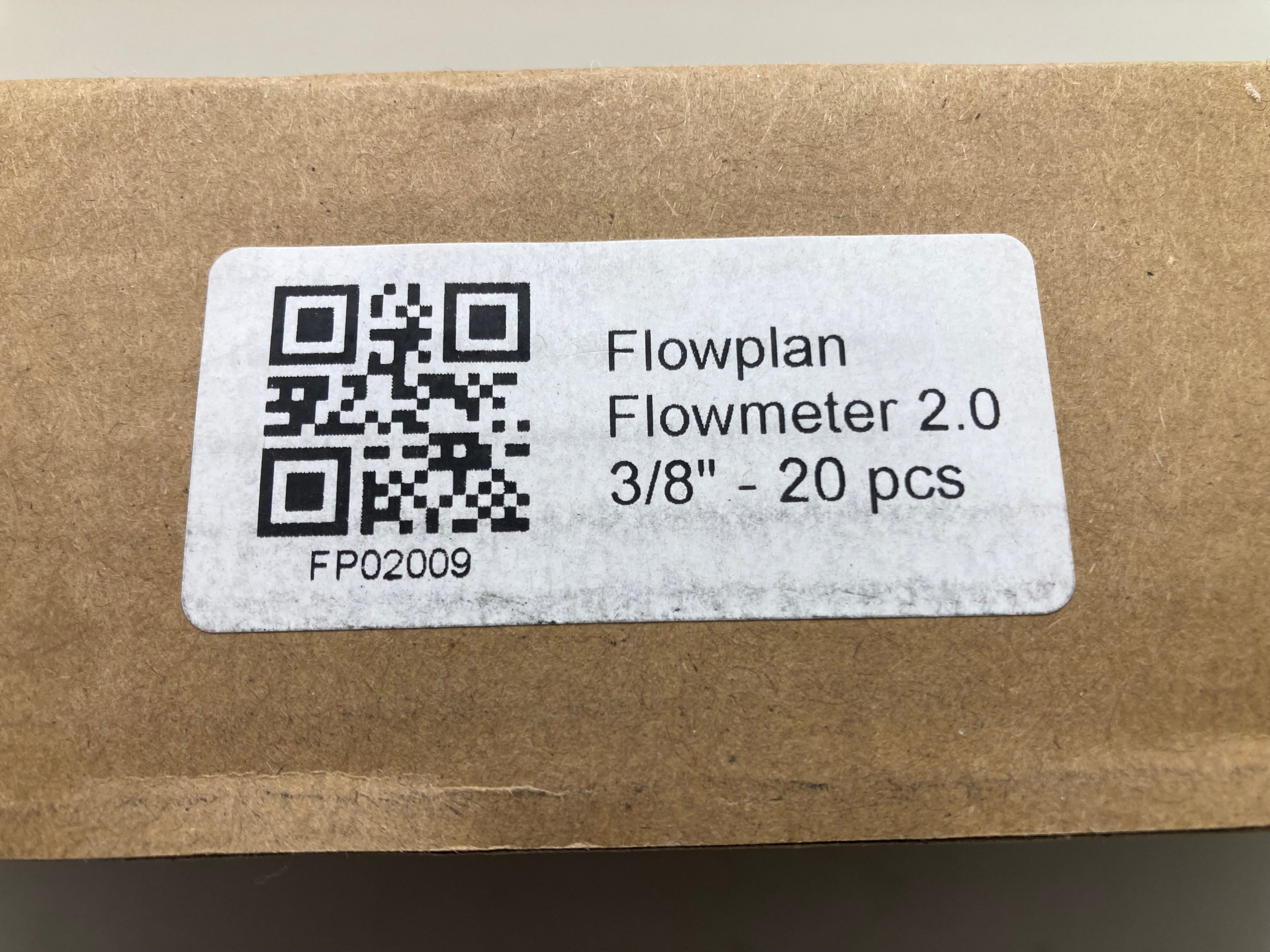Flowplan Flowmeter 2.0 FP02009 flow sensor 3/8 inch stainless steel electronic flowmeter for liquid flow measurement
