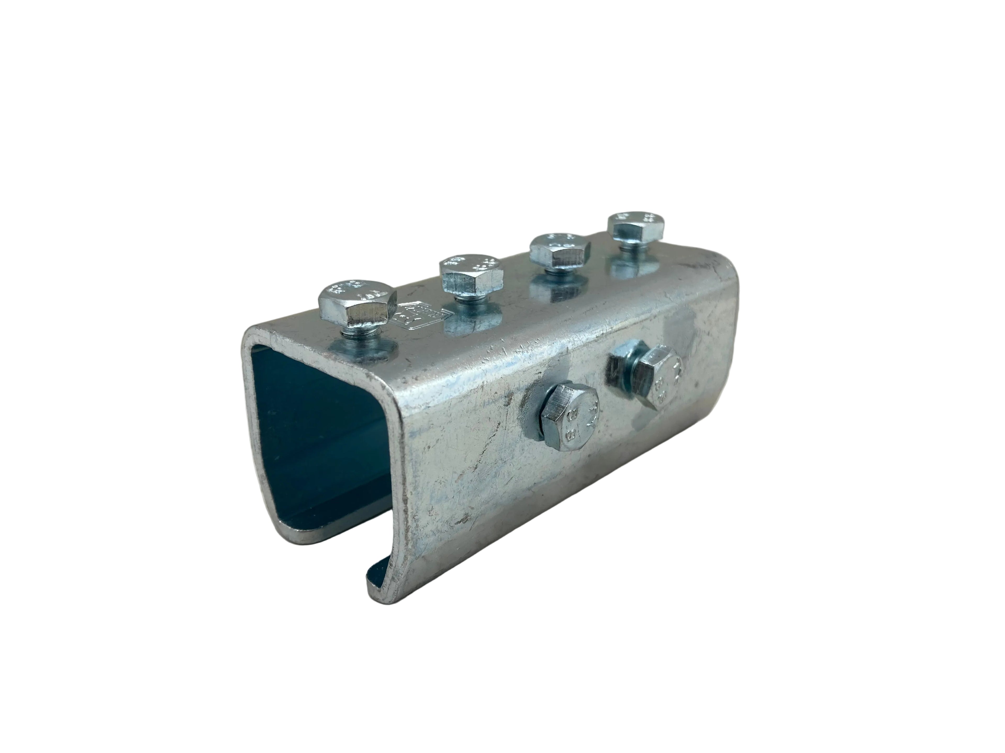 HELM AGRAR 1103 sliding gate clamp 38x36x85mm galvanized steel for mounting rollers on sliding gates
