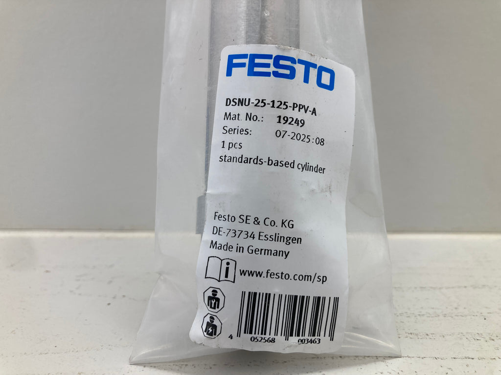 Festo DSNU-25-125-PPV-A round body cylinder 25mm x 125mm
