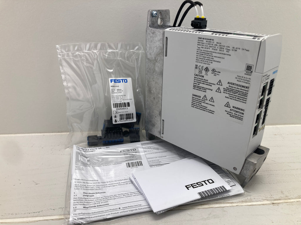 Festo CMMT-AS-C4-3A-MP-S1 servo drive controller in original packaging
