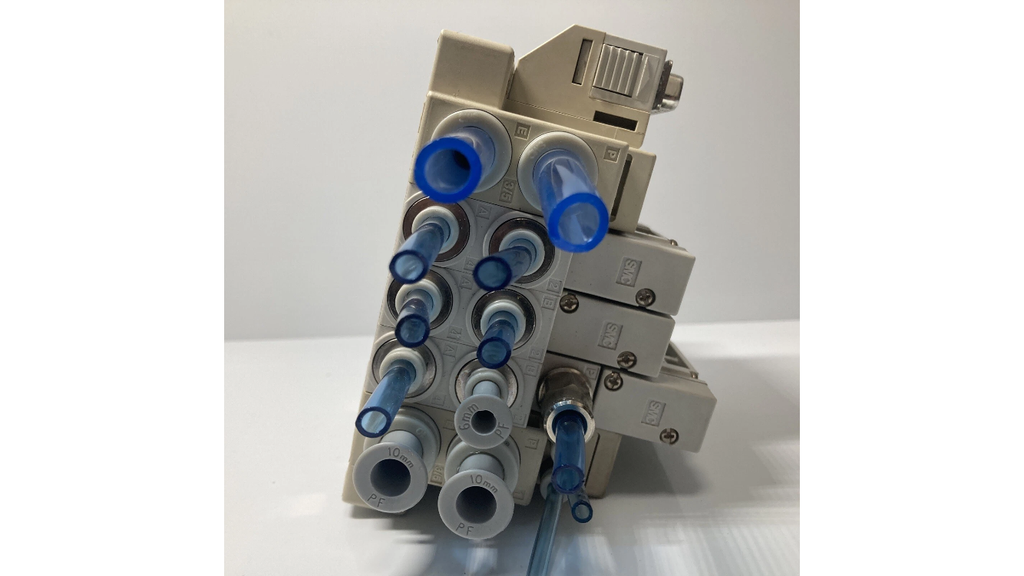 SMC SV2100-5FU ventilblok pneumatisk valve manifold DIN Rail
